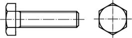 TOOLCRAFT Zeskantbouten M14 45 mm Staal Galvanisch verzinkt 50 stuk(s)
