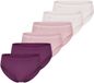 sloggi Dames tai slip 6 pack Basic+ roos / paars