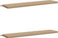 vidaXL Coussins de banc SOEST 2 pièces 100% Polyester Sable 170 x 40 x 5 cm