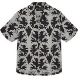 AllSaints Motif Ss Shirt Jet Black Taille: S