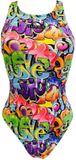 Turbo Graffitti 2016 Maillot de bain multicolore L Femme
