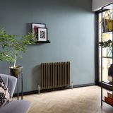 Hudson Reed Radiator style fonte horizontal – 2 rangs – Bronze métallisé – 60 x 78,5 cm – Chauffage central - Design rétro - Windsor
