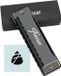 Finesse Mondharmonica – C Majeur – met Koffer – Noir