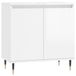Meuble de salle de bain 58x33x60 cm bois traité blanc brillant