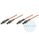 Tecline 76801 OM1 vezel LWL-kabel (62,5/125 µm, 1,0 m) oranje