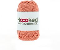 Hoooked Soft Cotton DK 50g. Sevilla Peach