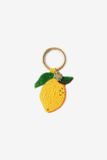 Sissy-Boy Gele bag charm citroen