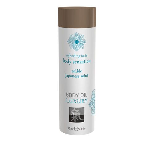 Shiatsu Luxe Eetbare Body Oil - Japanese Mint - 4042342004854