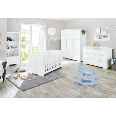 Pinolino Kinderkamer Polar 3-deurs extra breed - Wit