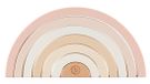 Bieco 24330071 Tour à empiler Bois Rose Blanc 1 an