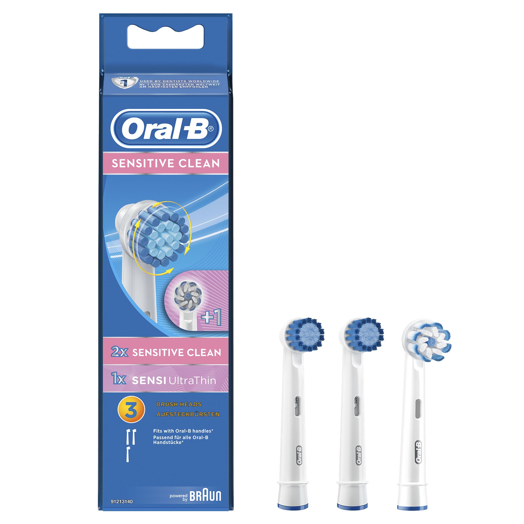 Oral-B Opzetborstels Sensitive Clean - 2 stuks