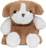 2-in-1 Plic Care Pluche Warme/Koude Hond Max Bruin/Wit