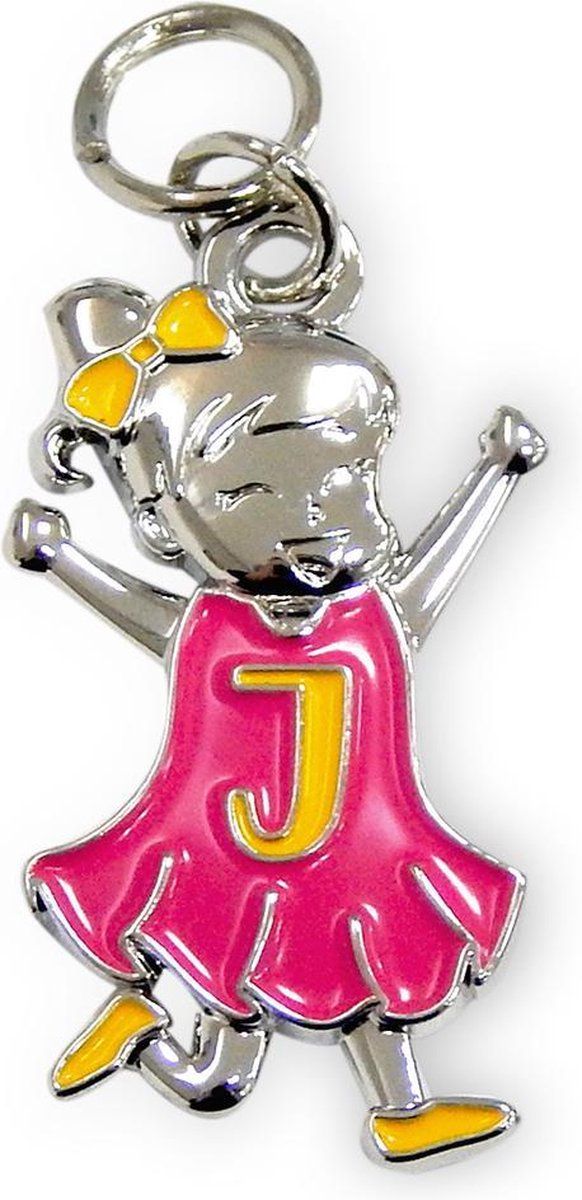 Charms for you Bedeltje - J - Meisje - 8714436083392