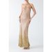 GUESS Marilyn Robe Longue Or Véritable Taille : 42