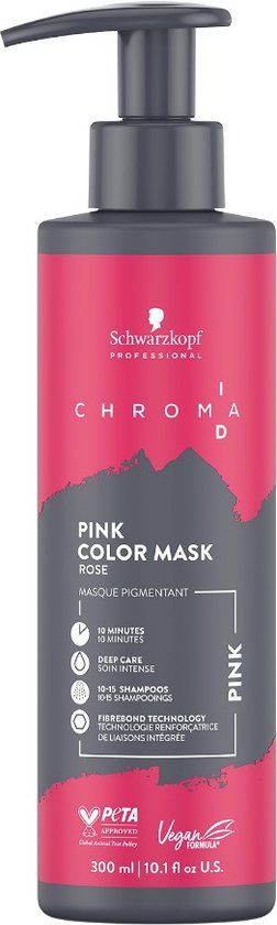 Schwarzkopf Chroma ID Pink Colour Mask - 300ml