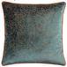 Riva Home Kekke Kussens - Estelle Gevlekt kussenhoes - Blauw/Roest - 45x45 cm