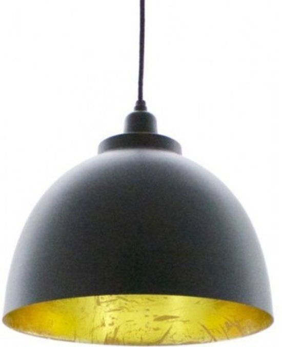 Light & Living Hanglamp Kylie M Zwart Goud