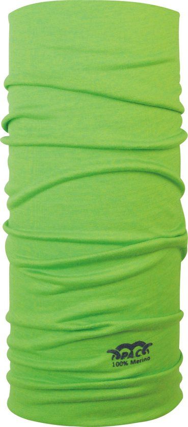 P.A.C. Merino hoofddeksel groen Maat One Size