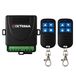 Universele draadloze set 12-30 V AC/DC met 2 afstandsbedieningen voor poorten, gordijnen, verlichting, draadloze bediening 433,92 MHz, ontvanger 2 kanalen 12-30 V AC/DC