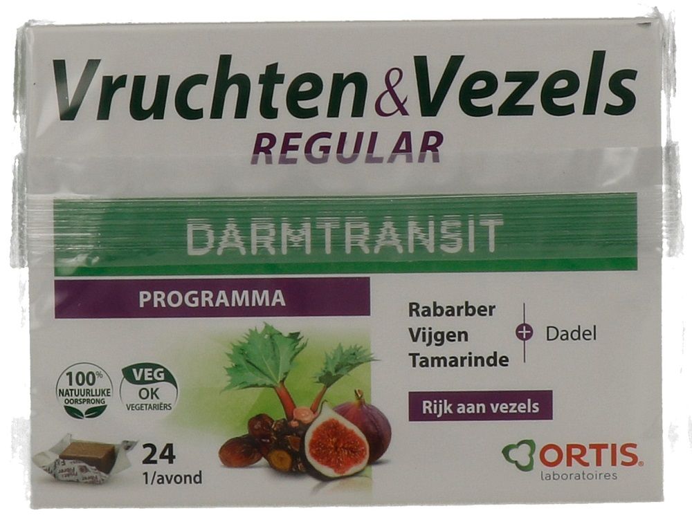Ortis Vruchten & Vezels Regular Blokjes - 5411386890614