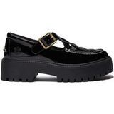 Timberland Stone Street Buckle Shoe Black Patent Leather
