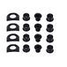 SFA FSA E0403+ML085+ML163+ML231 Set Ketting Lipbouten 4 Mm Zwart