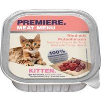 PREMIERE Meat Menu Kitten Rund met kalkoenhart 16x100 g