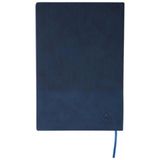 Merkloos Notitieboekje / opschrijfboekje Elian A5 - blauw - 21x15 cm - 100 pagina's - harde kaft - ribfluweellook