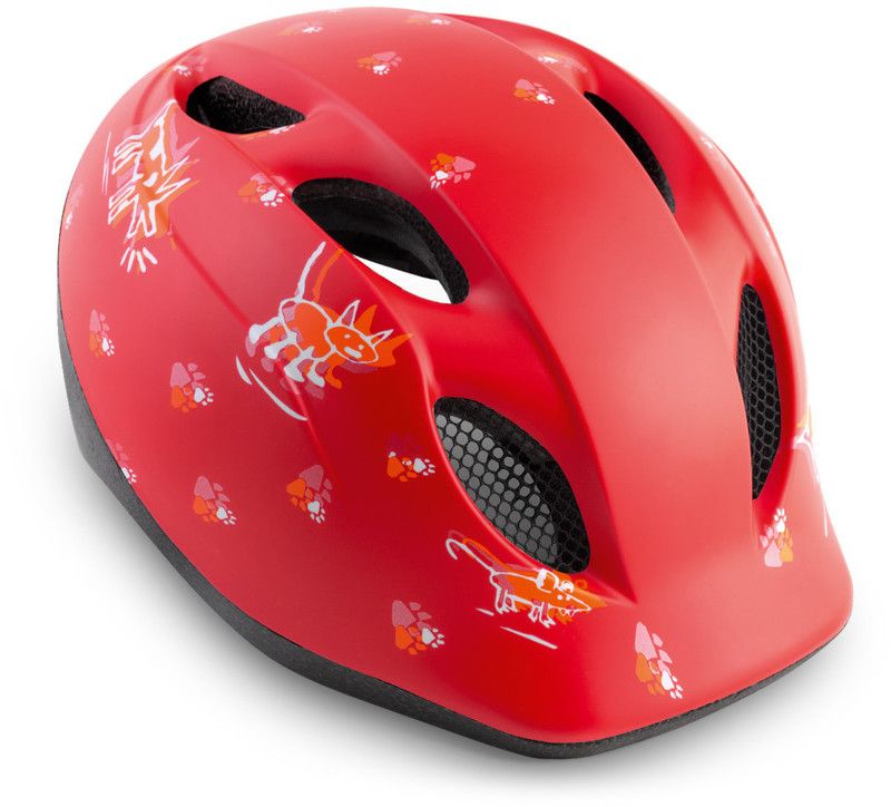 MET Superbuddy Fietshelm Kinderen rood - 8015190259116
