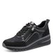 Marco Tozzi Damessneakers, materiaalmix van textiel en synthetisch, uitneembaar voetbed, zachte binnenzool, zachte binnenvoering, veganistisch, comfortabel