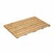 Relaxdays Badmat bamboe, 60 x 40 cm, antislip, naturel