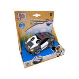 Bauer Spielwaren BB Junior Lamborghini Police Patrol: voiture jouet Lamborghini avec lumière et son, à partir de 12 mois, 12 cm. noir (16-81206)