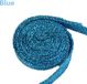 Jumada's Lacets de chaussures brillants - Plat - 110cm - Bleu