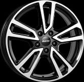 ALUTEC TORMENTA noir diamant poli-face 7.0Jx17 5x108 ET50