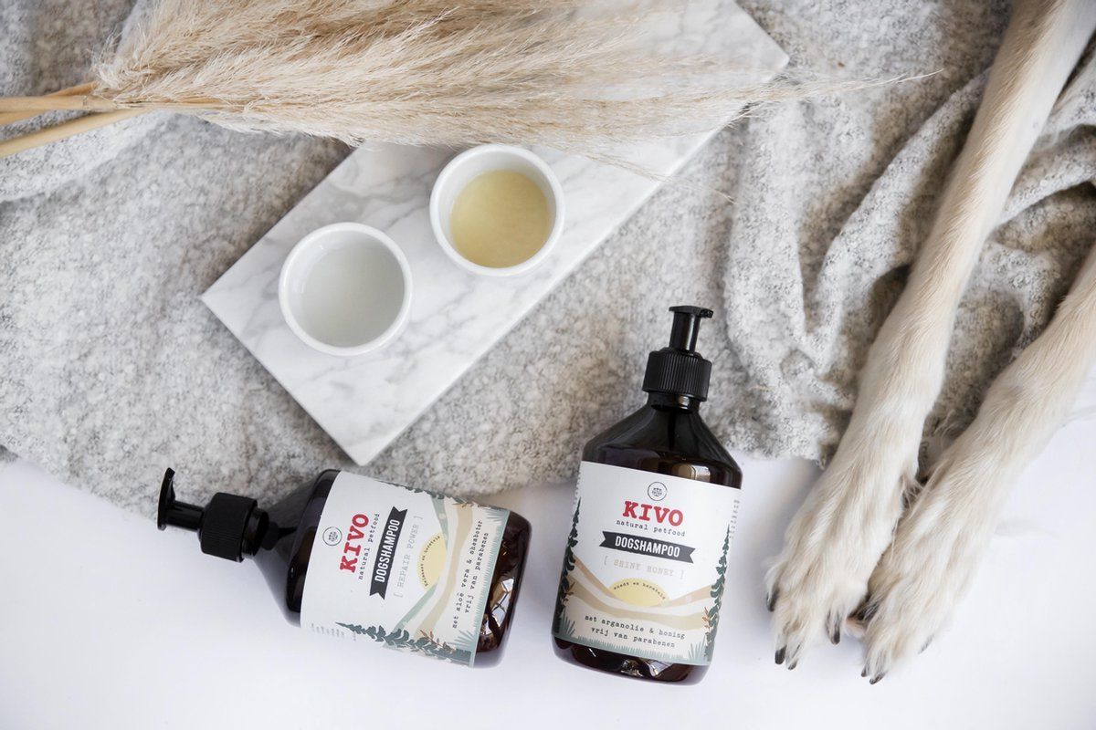 Kivo Petfood Hondenshampoo Shiny Honey - 500 ml
