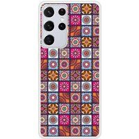 Samsung Galaxy S21 Patchwork mandala hoesje