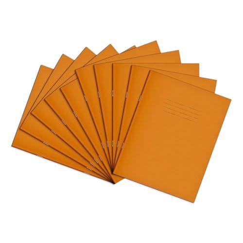 RHINO S10 9x7 Exercise Book - Orange (Pack of 10)