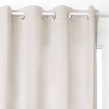 ATMOSPHERA CREATEUR D'INTERIEUR Verduisteringsgordijn DOLCE van fluweel 261.50 cm x 141 cm Polyester Ivoire