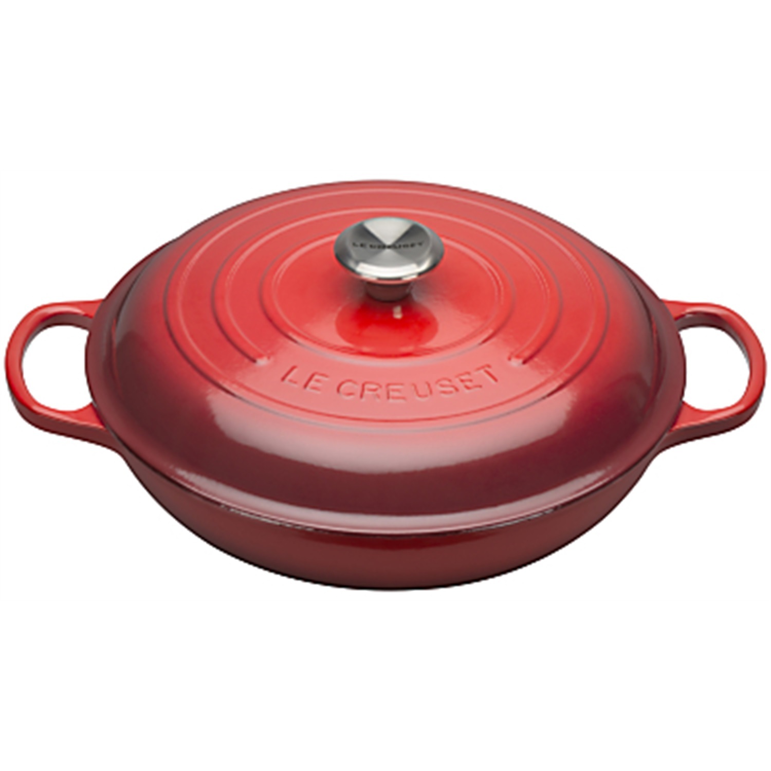 Le Creuset Braadpan Multi Functie Laag Kersenrood 26 cm