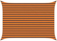 vidaXL Zonneschaduw Oranje en Bruin 2,5 x 3,5 m 100% Polyester Oxford