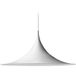 Gubi Lampe suspendue Semi, Ø 90 cm, blanc