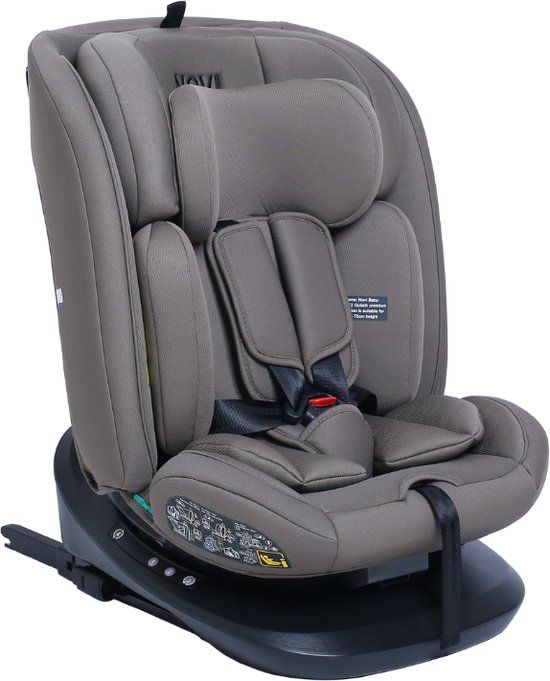 Novi Baby® Goliath Premium Autostoel - I-Size - Draaibaar - Dark Chocolat