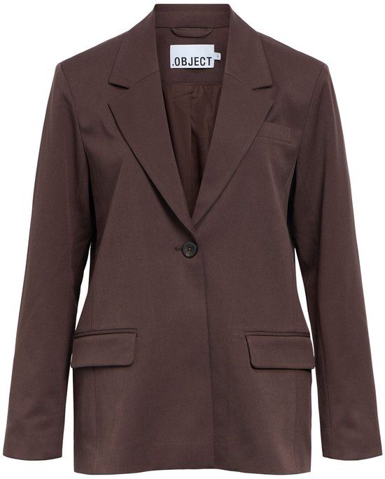 OBJECT Objlisa Lo Blazer Noos Blazers Dames - Bruin - Maat 42