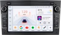 Happiq Autoradio avec Bluetooth et CarPlay – Convient pour Opel/Vauxhall (Astra H/J, Vectra, Antara, Zafira, Corsa C/D, Vivaro, Meriva, Veda) – Compatible avec Apple et Android – Stéréo – Navigation – 6Go/64Go