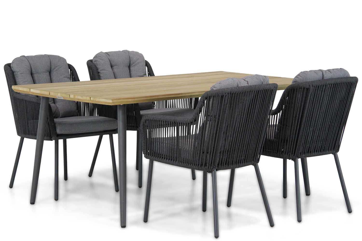 Santika Furniture Tendenza/Montana 180 cm dining tuinset 5-delig