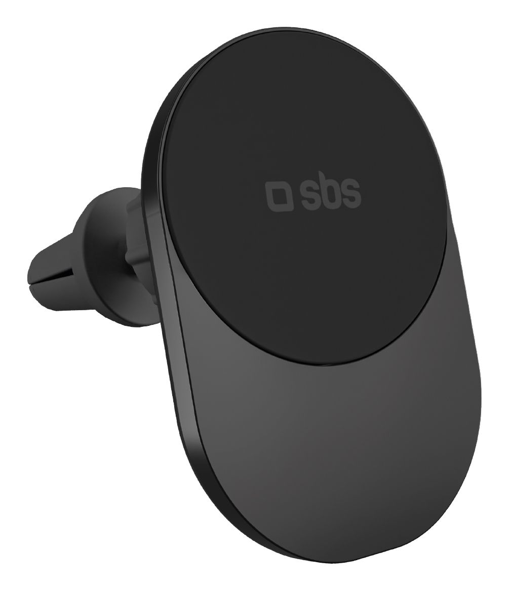 SBS TESUPPVENTWIRQI215W - Smartphone Oplader - Zwart - 15W - Draadloos Opladen
