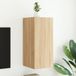 Maison Exclusive meuble TV avec éclairage LED, chêne Sonoma, 30,5 x 35 x 70 cm
