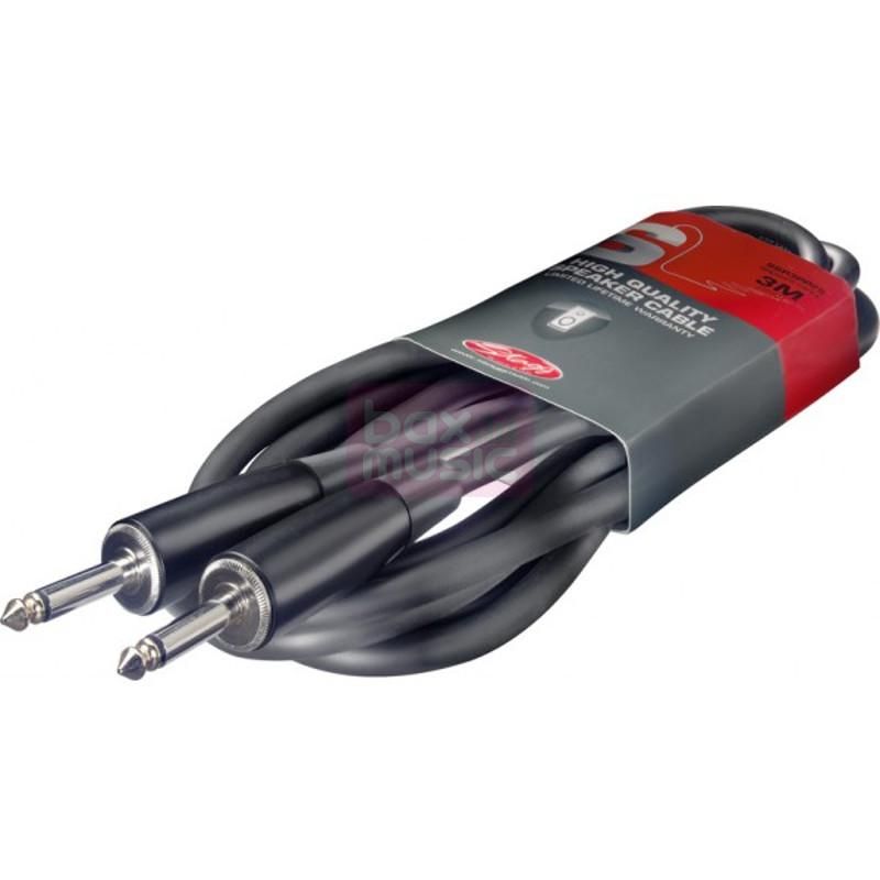 Stagg SSP6PP15 Speakerkabel 1.5 mm2 Jack/Jack 6 meter