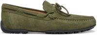 Geox Loafers Kosmopolis + Grip Groen Leer Heren Maat 45