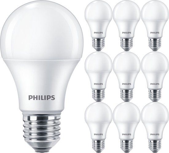PHILIPS LED Lamp E27 10W - 10 Pack - 2700K - Corepro LEDbulb - Vervangt 75W